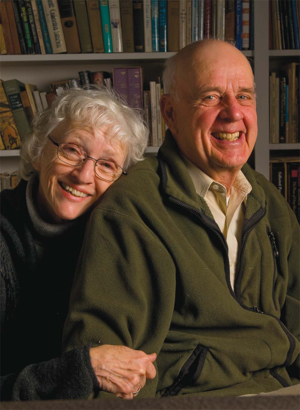 Wendell Berry and his wife Tanya in their Henry County home.