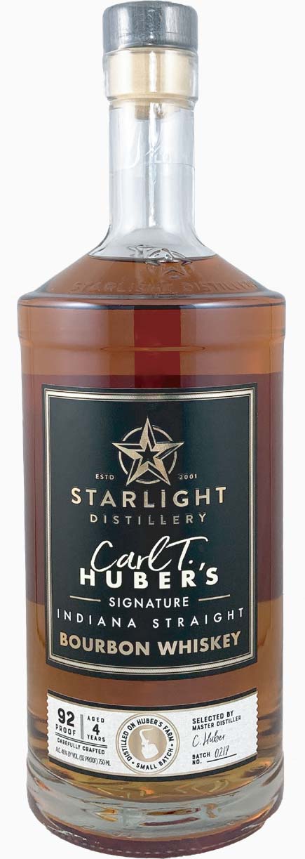 Starlight Distillery Carl T. Huber bourbon