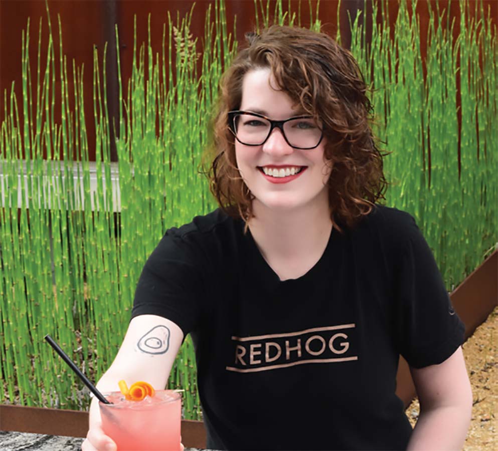 Bartender Erin Delaney of Red Hog