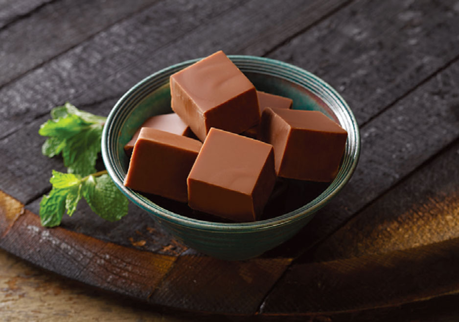 chocolate mint julep fudge