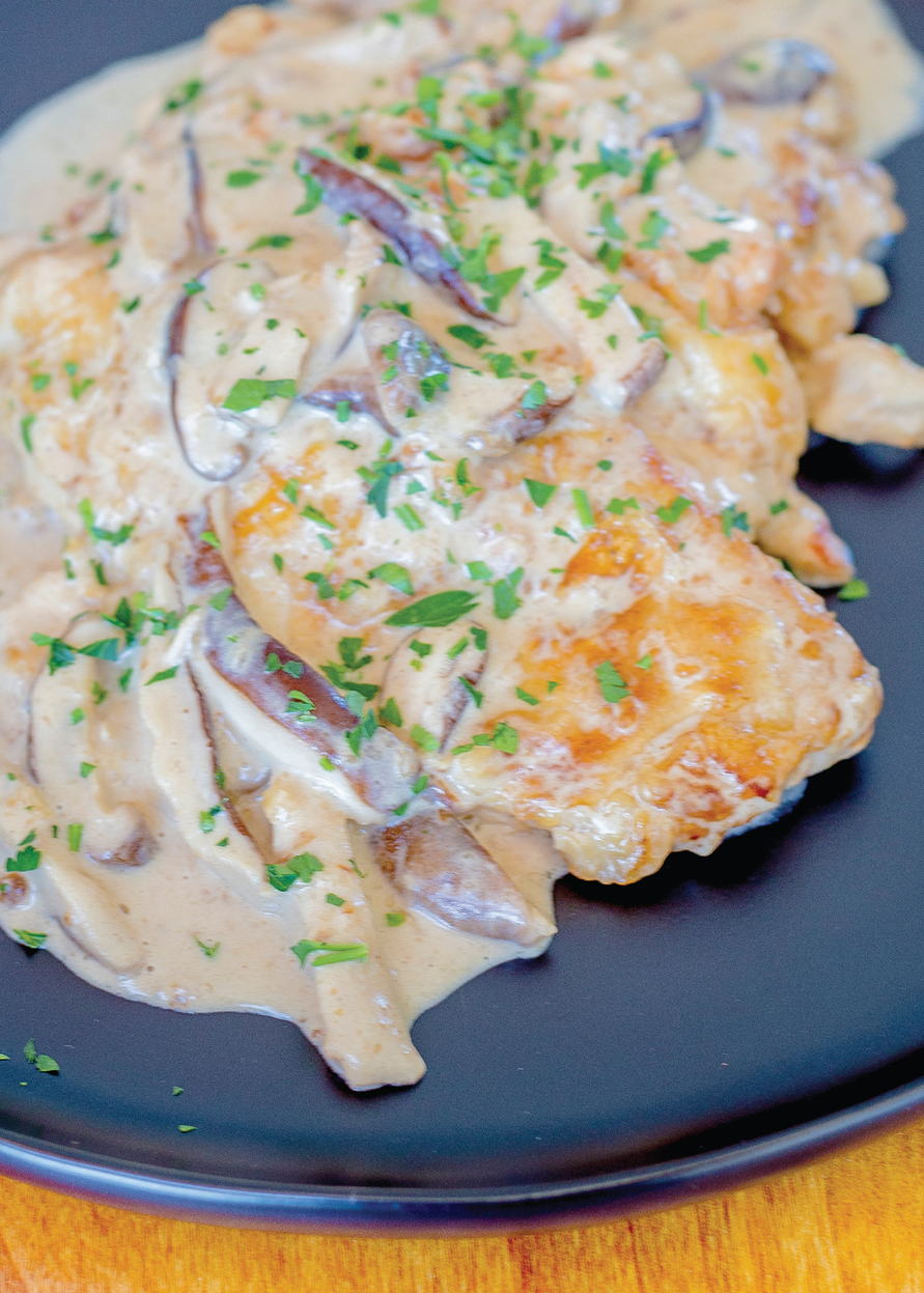 Chicken Scaloppini with Mushroom Brandy Cream | Edible Kentucky ...