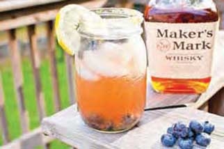 Blueberry Bourbon Cocktail