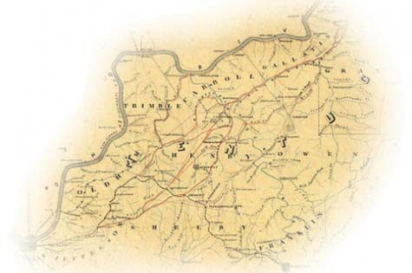 map of kentucky