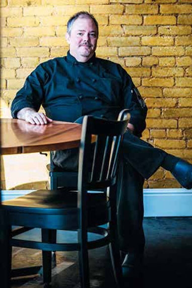Chef William Hawkins of the Bluebird Cafe in Stanford