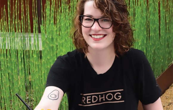 Bartender Erin Delaney of Red Hog