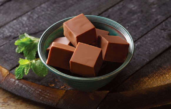 chocolate mint julep fudge