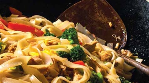 rice noodles with turkey